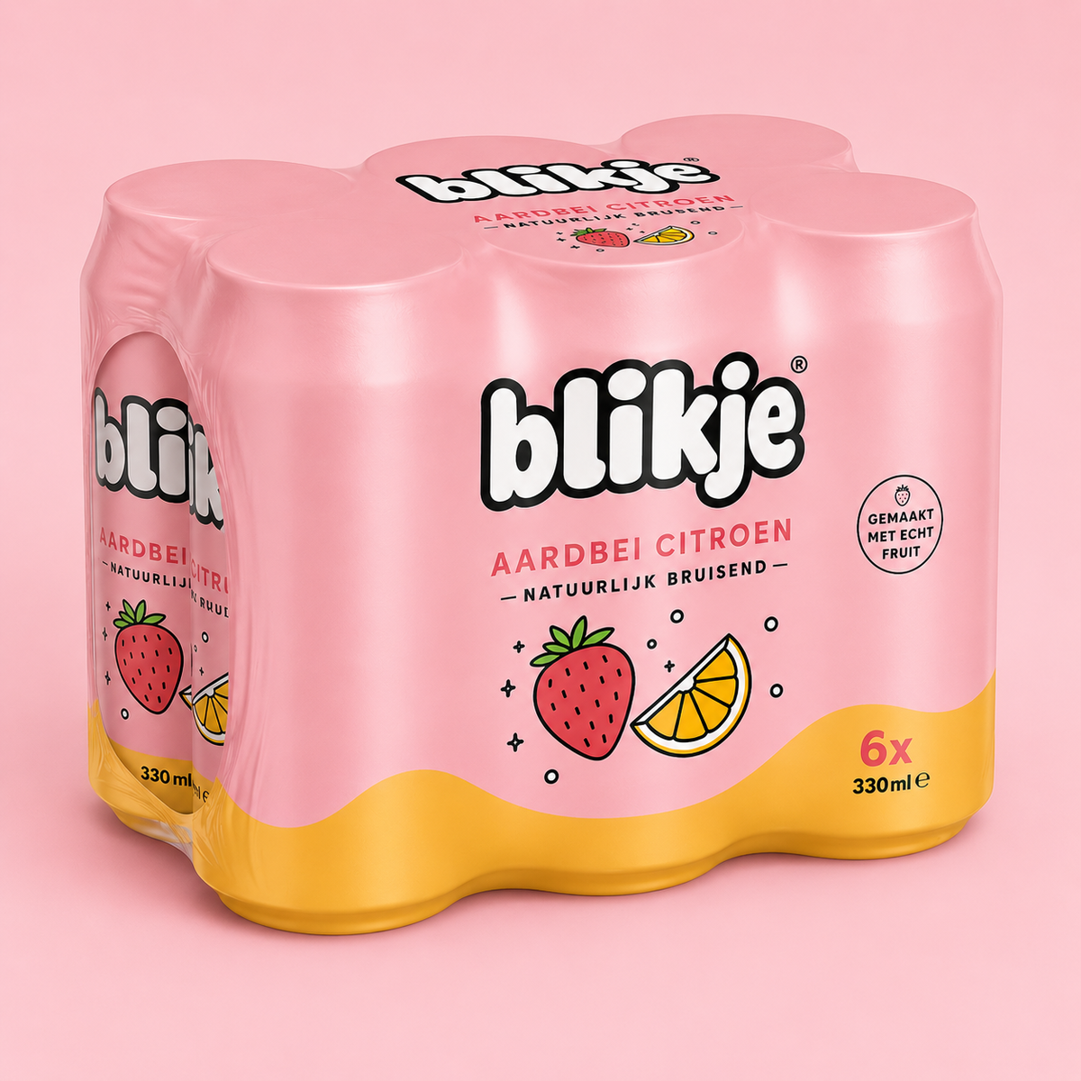 Blikje Aardbei Citroen