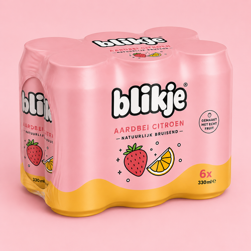 Blikje Aardbei Citroen